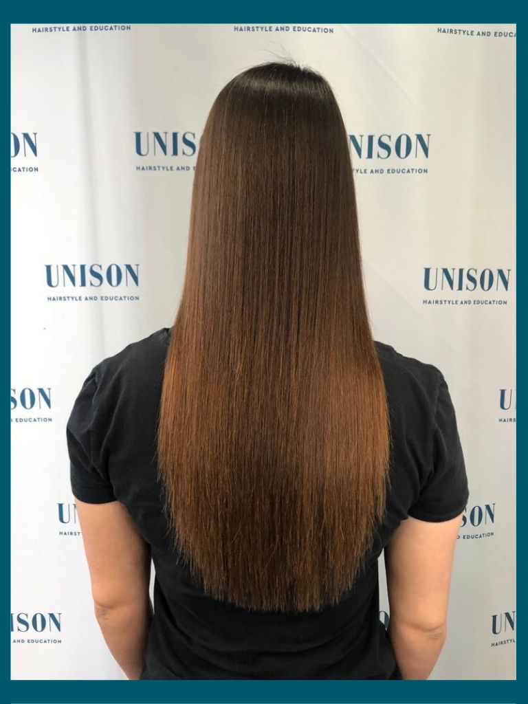 Keratinbehandlung Kerasilk Nachher