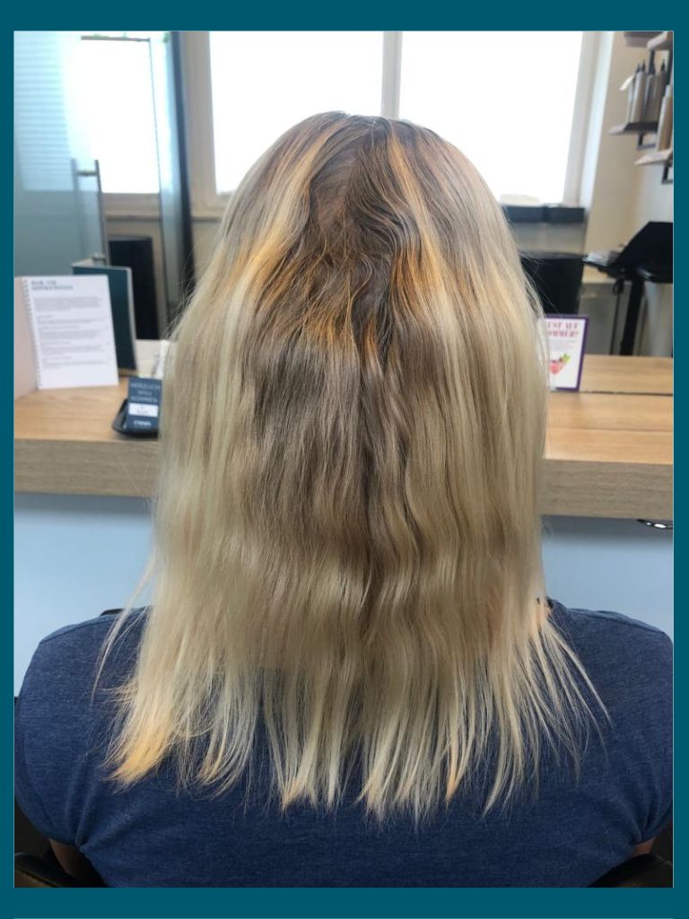 Keratinbehandlung Kerasilk Vorher