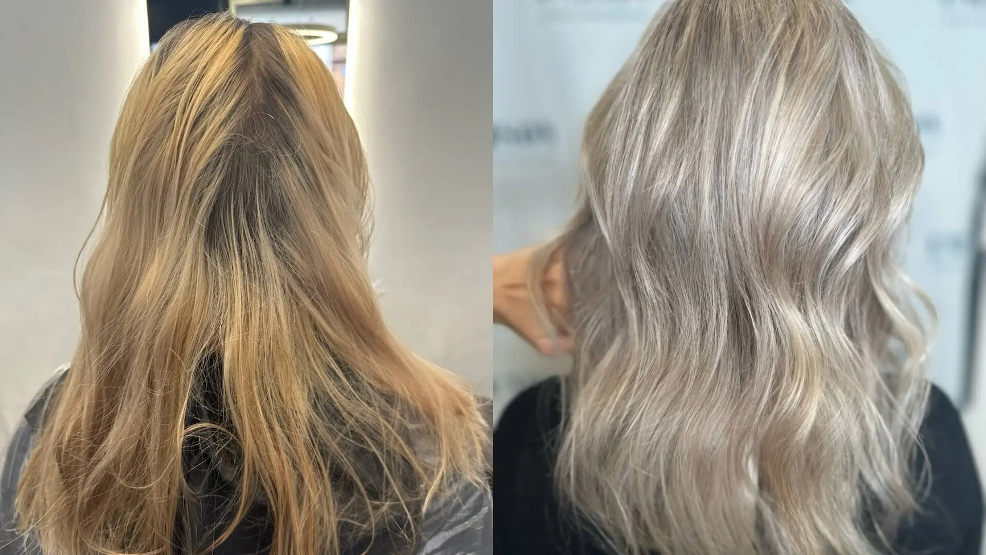 Color Correction München &Amp; Poing – Vorher Nachher Blond Color Correction München – Vorher Nachher Blond Von Gelblicher Haarfarbe Zu Kühlem, Mehrdimensionalem Blond Im Unison Salon