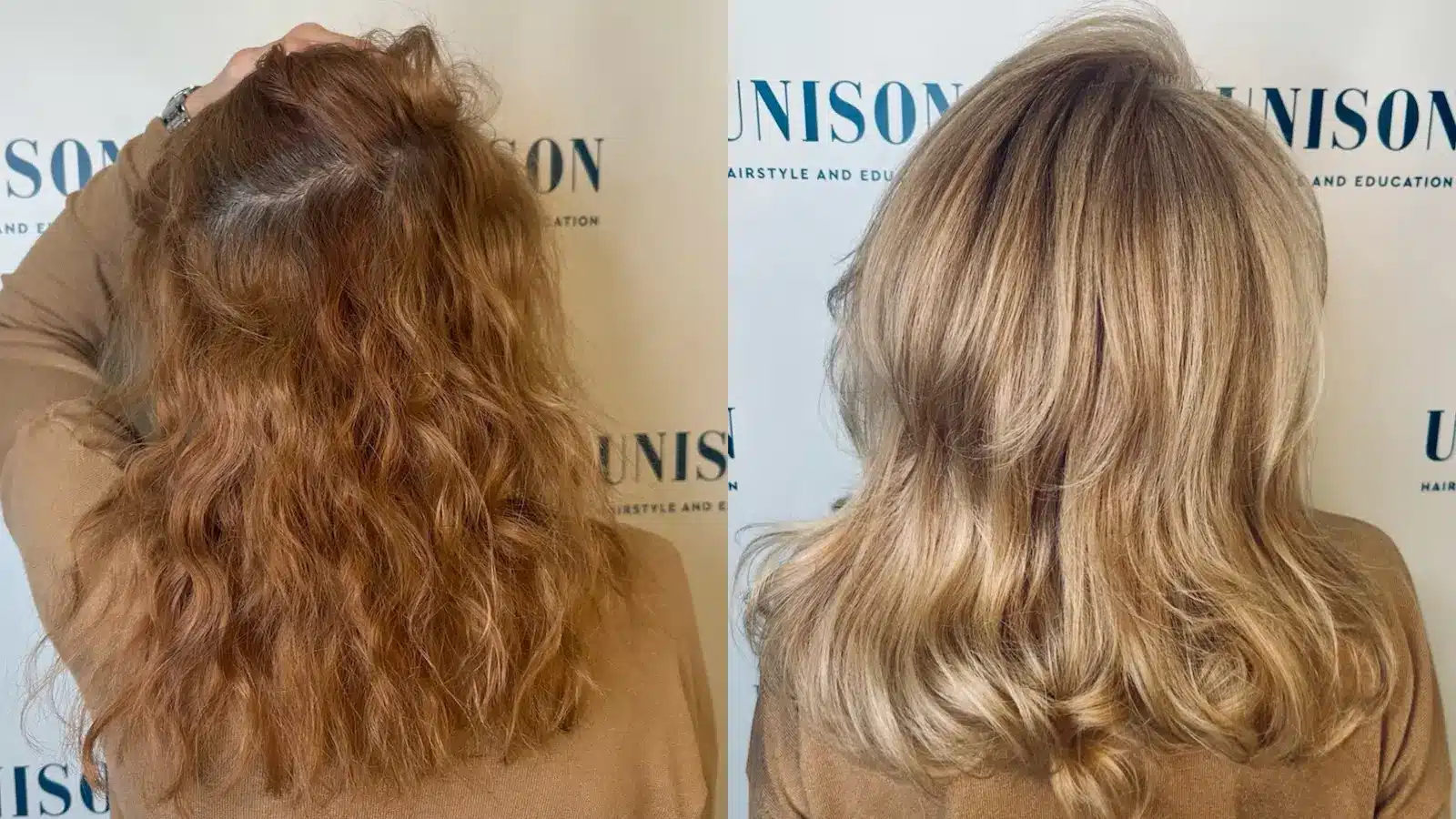 Airtouch Balayage Unterschied – Vorher Nachher Ergebnis Mit Weichem Verlauf Airtouch Balayage Unterschied Vorher Nachher – Unruhiger Ansatz Vs Weicher Farbverlauf Ohne Harte Linien